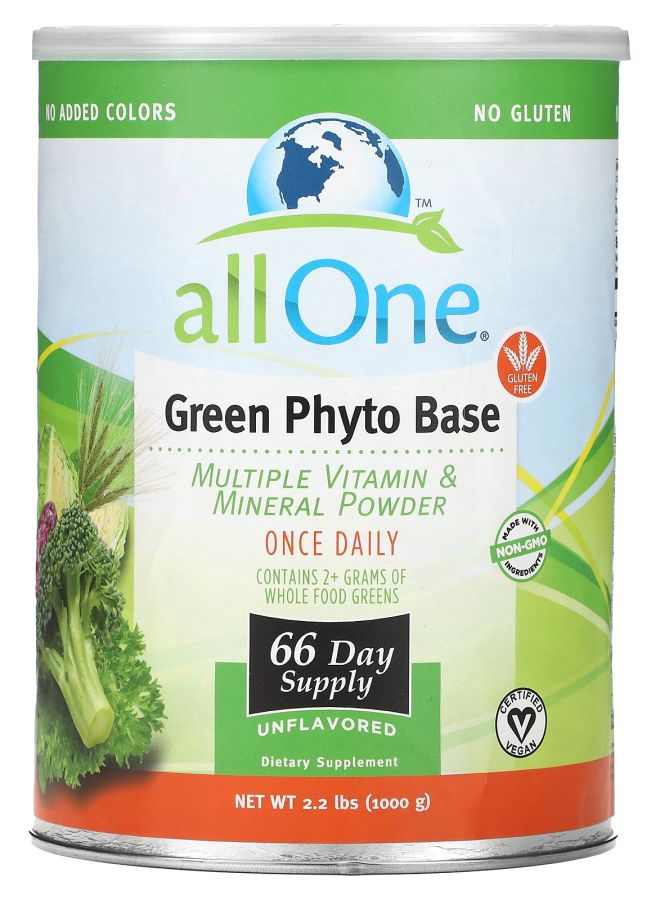 Nutritech Green Phyto Base Multiple Vitamin & Mineral Powder Unflavored 2.2 lbs (1000 g)
