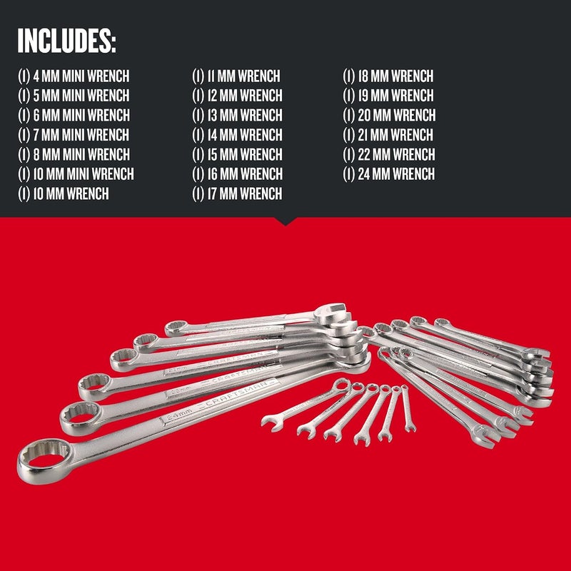 CRAFTSMAN 20-Piece Metric Wrench Set - Image 2