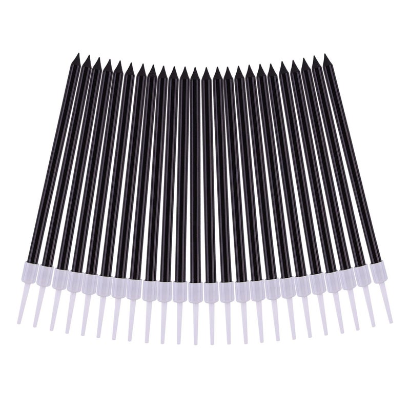 PHD CAKE Black Long Thin Birthday Candles, Cake Candles, Birthday Parties, Wedding Decorations, Party Candles - Image 4