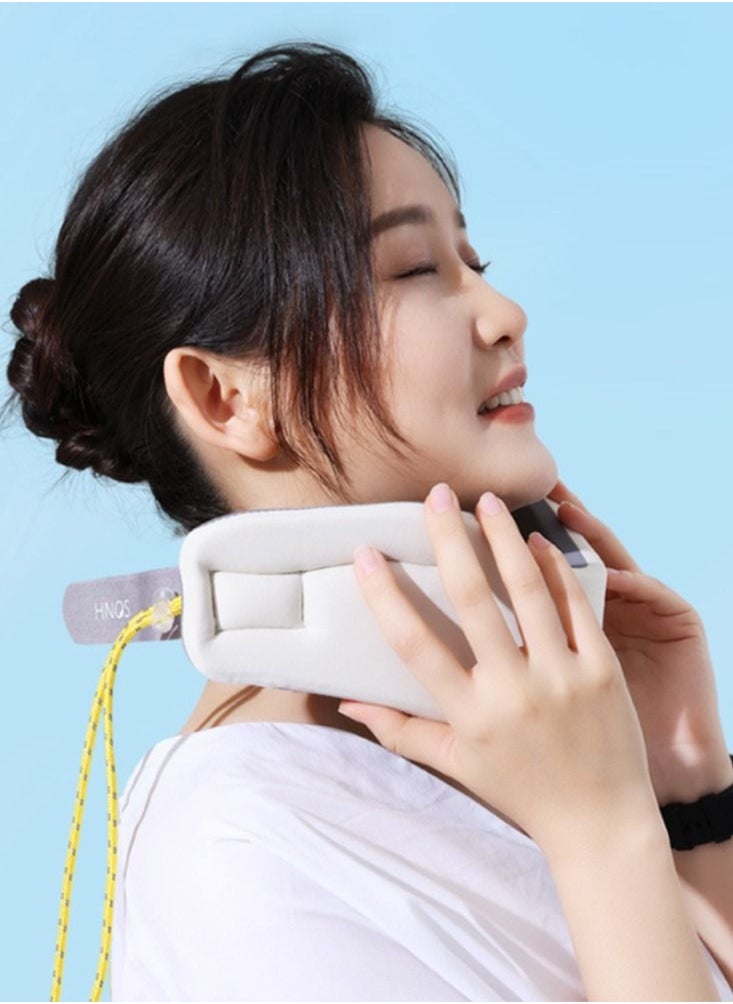 Hnos - Cervical Vertebra Relief Neck Support Brace White   Soft Collar Comfortable for long time use Suitable for Adults 46cm Perimeter - Image 1