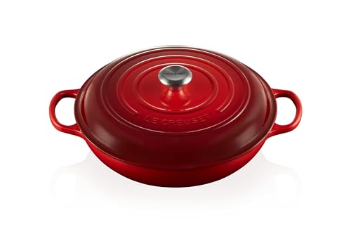 Le Creuset Le Creuset Enameled Cast Iron Signature Braiser 5 qt  Cerise 