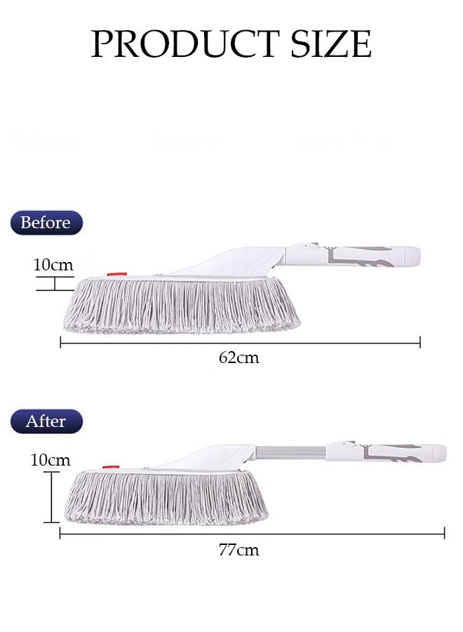 DUNISO Car Duster - Extendable Long Handle Microfiber Car Duster, Scratch-Free Exterior Car Cleaning Tool, Dust Brush for Trucks, Pickups, Motorcycles, Boats and Home Cleaning - Image 2