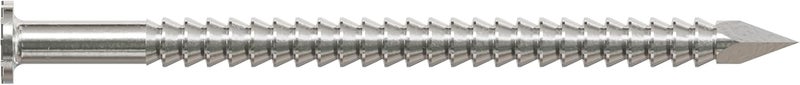 Simpson StrongTie S4SND1 Ring-Shank Wood Siding Nail, 1-1/2 Inch x 0.083 Inch, 14 Gauge, Full Round Head, Diamond Point, Type 304 Stainless Steel (Pack of 120) - Image 2