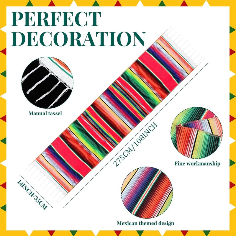 Civaner زينة حفلة مكسيكية من Civaner 20 قطعة للأطفال والبالغين 12 ماراكا خشبية صغيرة 6 قبعات سومبريرو صغيرة عداء طاولة سيرابي مكسيكي لافتات بابيل بيكادو لحفلة ذات طابع مكسيكي - Image 3