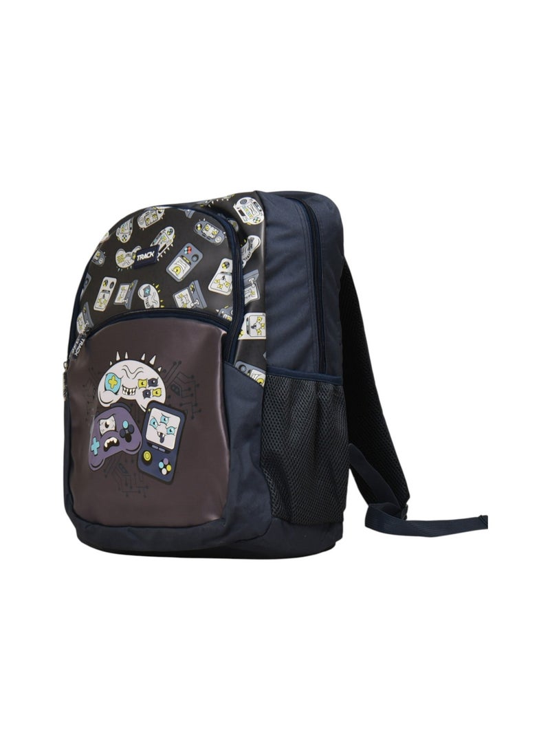Track School Backpack AS024 | 18 Inch Gaming UV Print Backpack with Front Pocket | Lightweight Kids School Bag - Image 5