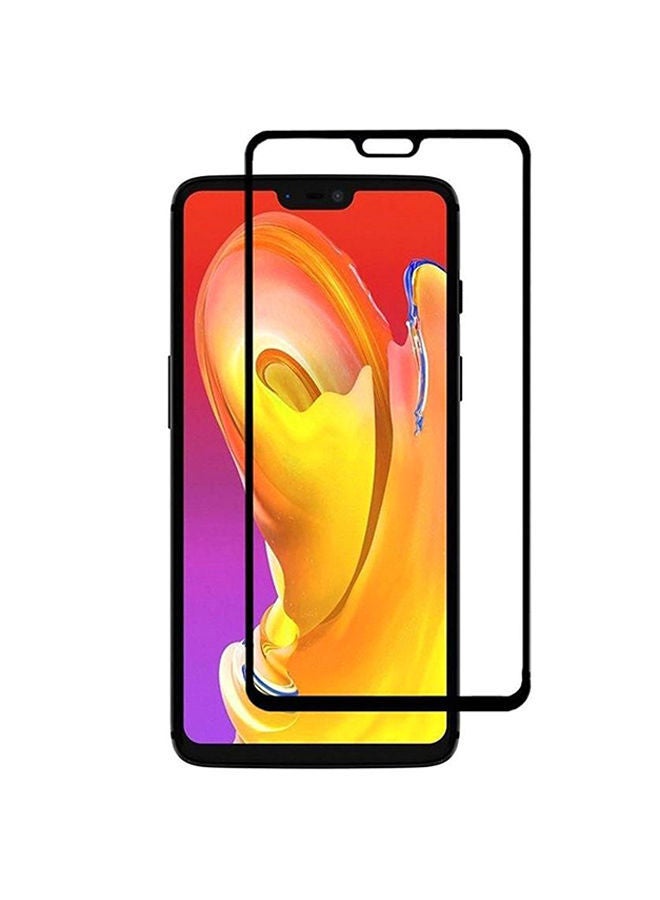 NIBEMINENT For Oneplus 6 Screen Protector Full Cover 9H Tempered Glass Film - Multicolour