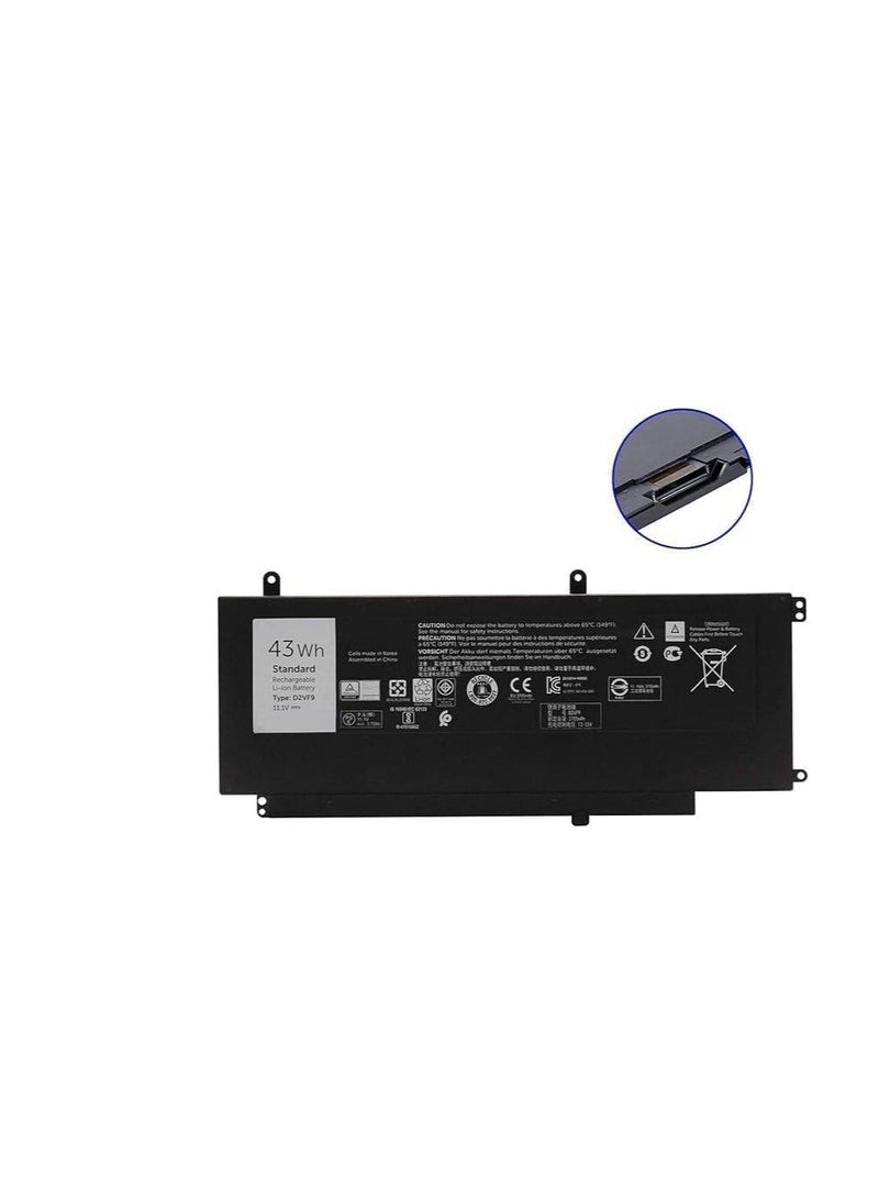 Terabyte D2VF9 Battery 0PXR51 Replaceable for Dell 7547 7548 Vostro 14 5459 PXR51 0YGR2V【11.1V 43Wh】 - Image 2
