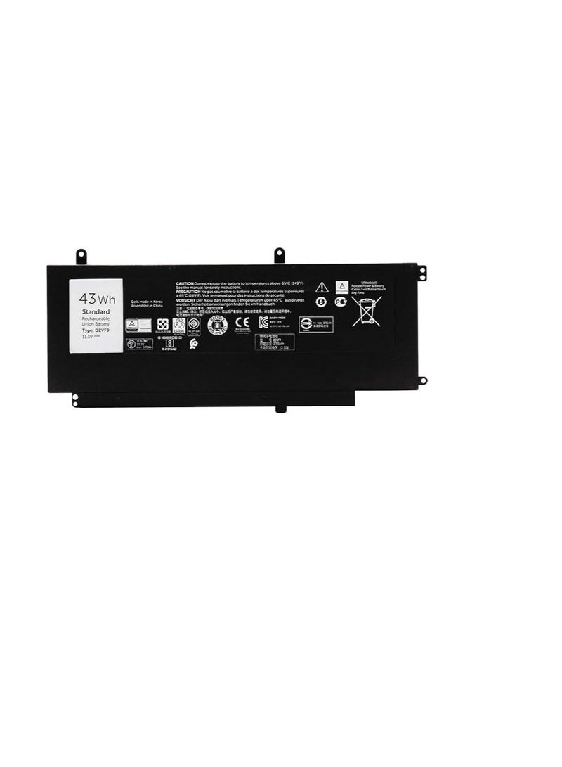 Terabyte D2VF9 Battery 0PXR51 Replaceable for Dell 7547 7548 Vostro 14 5459 PXR51 0YGR2V【11.1V 43Wh】 - Image 1