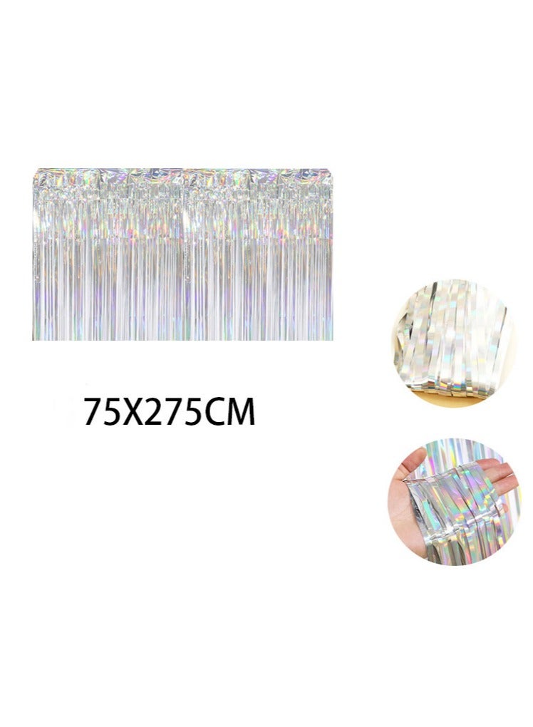 Rectangular Tablecloth,Tablecloth,Glitter  for Birthday, Wedding Party, Stage Venue Decoration 75cm X 275cm  - Image 5