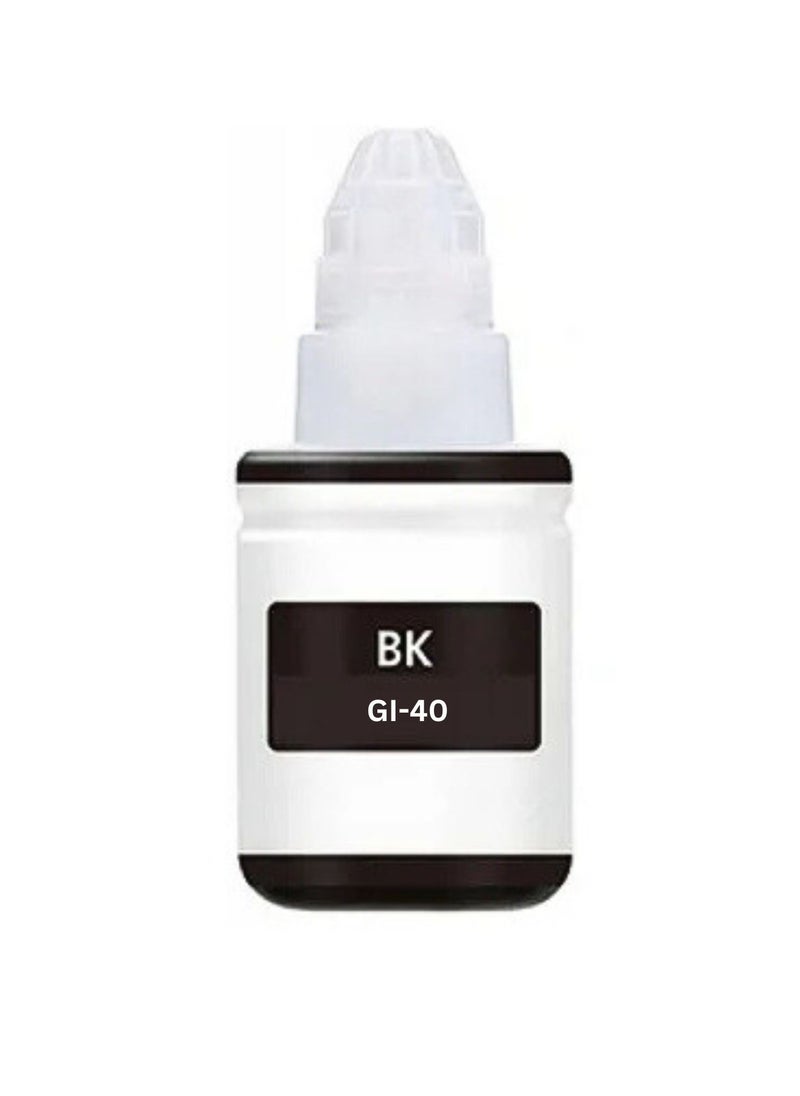 Terabyte GI-40 ink set  for CANON PGBK 2-Pack Pigment Black GI 40 for PIXMA G6040 G5040 GM2040 G7040 GM4040  - Image 1