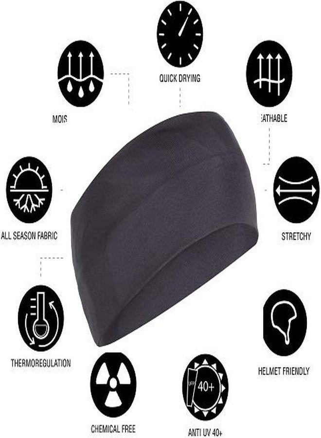 BISMAADH Mens Headband - Guys Sweatband & Sports Headband for Running, Crossfit, Working Out and Dominating Your Competition - Performance Stretch & Moisture Wicking - Image 3