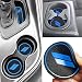 Auprite Anti Dust Mats for Dodge Challenger Accessories 2015 2016 2017 2018 2019 2020 2021 2022 2023Custom Fits Cup Holder Liners Mats Door Pocket Center Console Liners 11pcskit Blue - Image 2