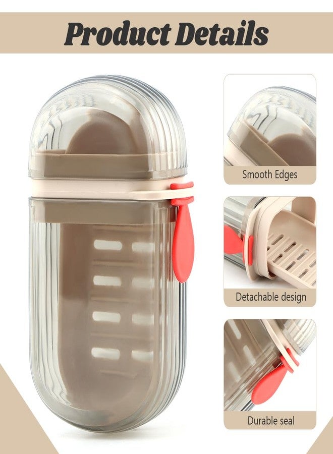 Loyanger 2 Pcs Travel Soap Case,Versatile Portable Travel S-OAP Box Leakproof Soap Container with Lid for Bathroom Shower Gym School Camping Vacation and Outdoor Activities(Size:2 pcs) - Image 3