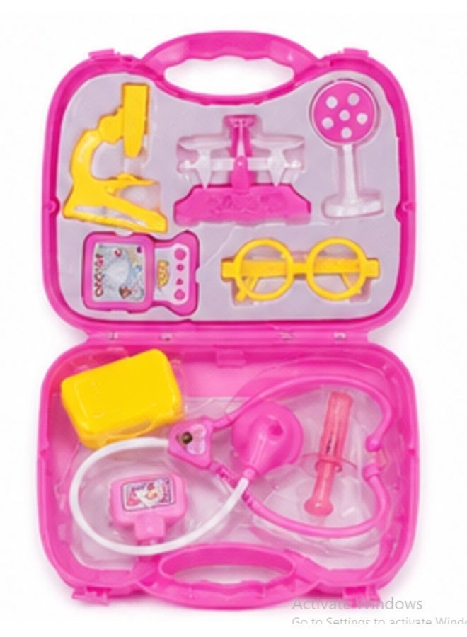 TOY GARDEN Doctor Brief Case Set – Big and Small Pretend Play Doctor Toys Kit with 9 Accessories, Educational Role Play Set for Kids, High Quality Plastic Medical Toy Set - Image 3