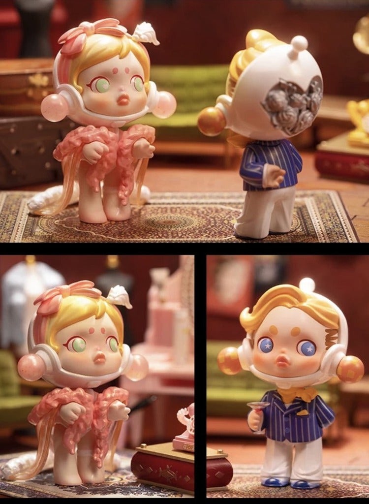 بوب مارت مجسمات Skullpanda Action Cut Series، علب مفاجأة SKULLPANDA، تصميم عشوائي، مجسمات كولكشن للزينة والهدايا، صندوق واحد - Image 3