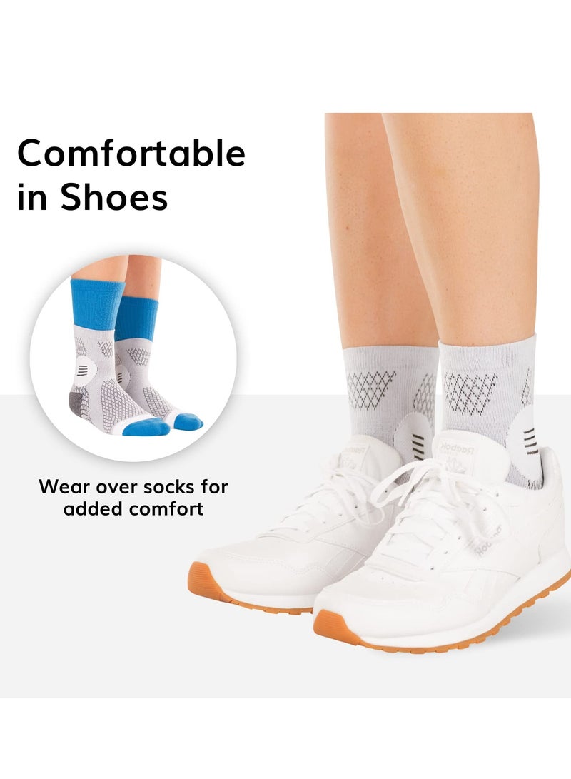 Excefore Neuropathy Socks, Ankle Compression Sleeve Support Brace Socks, Arch Support Socks Heel Spur Relief Products Leg & Foot Supports Plantar Fasciitis Night Sock for Women (L - 1 Pair)  - Image 5