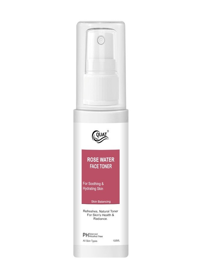 Quat Rose Water face Toner | For Soothing & Hydrating Skin | Skin Balancing | All Skin Types | 100 ml - Image 2