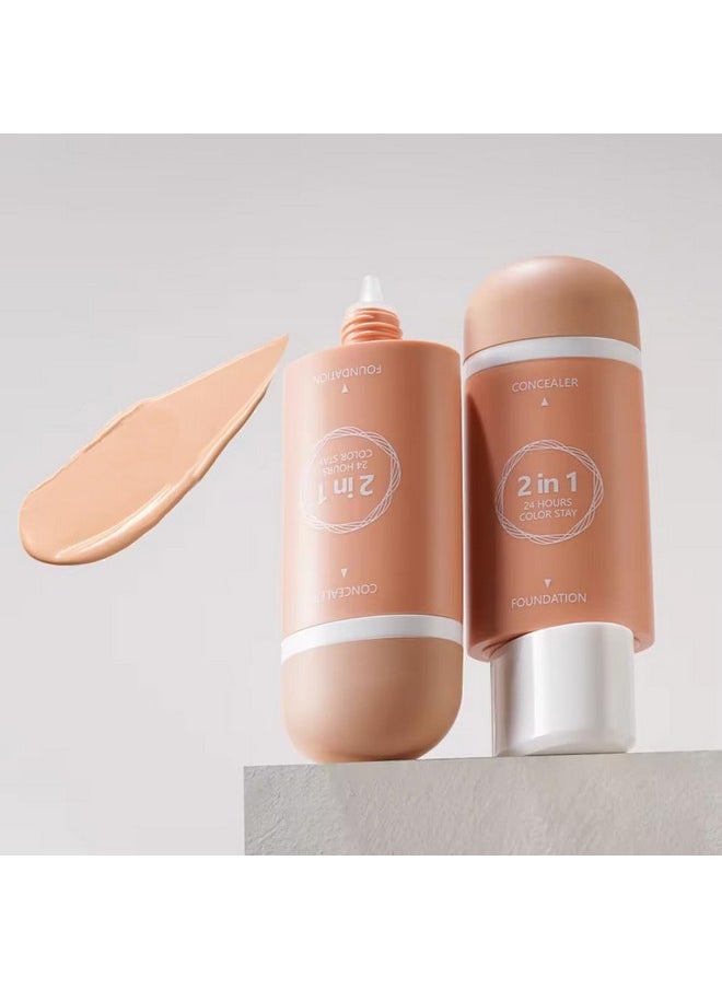 Me Now 2 In 1 Makeup Liquid Foundation & Liquid Concealer  - Image 1