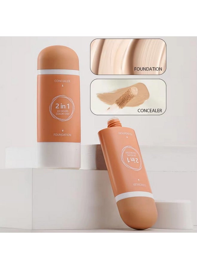 Me Now 2 In 1 Makeup Liquid Foundation & Liquid Concealer  - Image 2