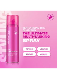 Lee Stafford Dry Shampoo | Original Dry Shampoo, No Rinse, Refresh Hair Between Washes, 200Ml  - Image 2