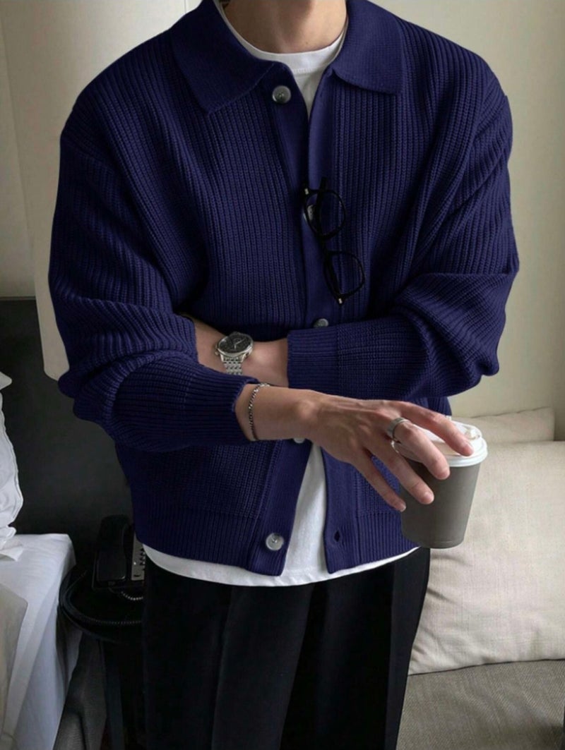 Cool Tarz Cool Style Button Detailed Regular Fit Cardigan  - Image 1