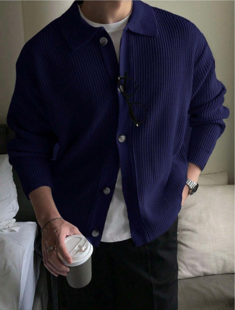 Cool Tarz Cool Style Button Detailed Regular Fit Cardigan  - Image 3