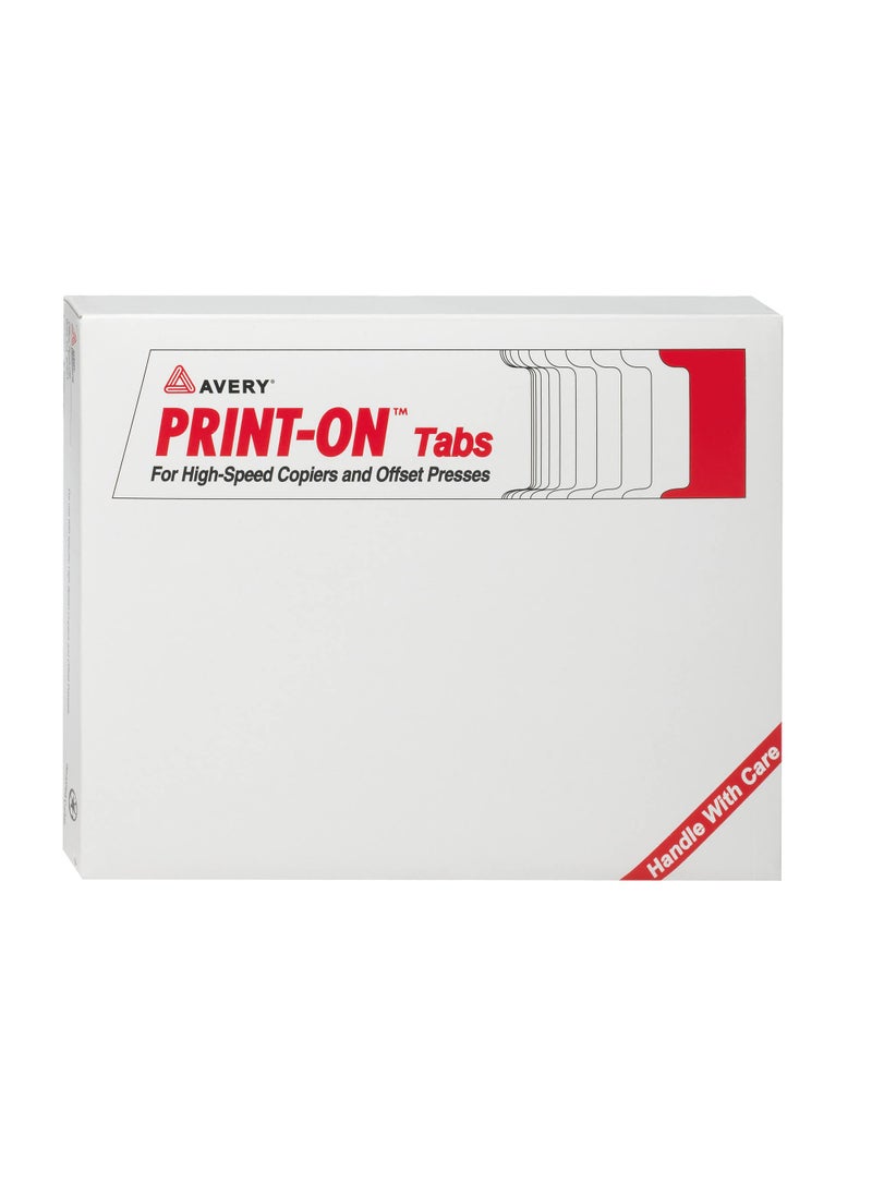AVERY Avery Double Reverse Collated Dividers, Sheet Size 8.5 x 11 inches, White, 5-Tab Set, 30 Sets (20406)  - Image 1