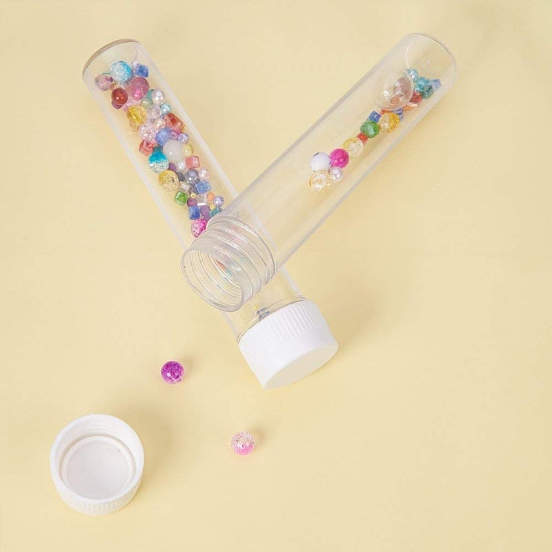 erioctry 25ml Plastic Containers Tubes Vials Sample Container with Screw Cap Storage Containers (Pack of 12) - Image 2