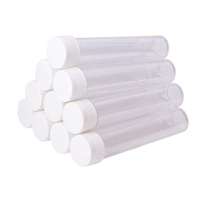 erioctry 25ml Plastic Containers Tubes Vials Sample Container with Screw Cap Storage Containers (Pack of 12) - Image 1