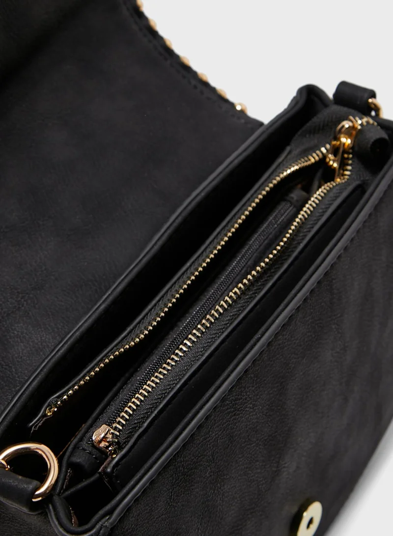 Le Confort Solid Design Sling Crossbody