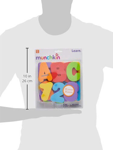 Munchkin® Learn™ Bath Letters and Numbers 36pc Toddler Bath Toy - Image 3