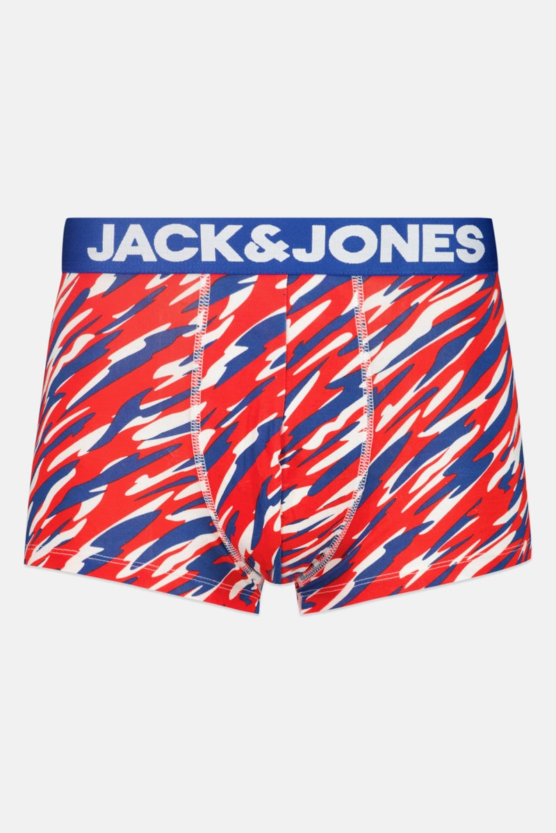 Jack Jones Men Brand Logo Trunks, Multicolor  - Image 1