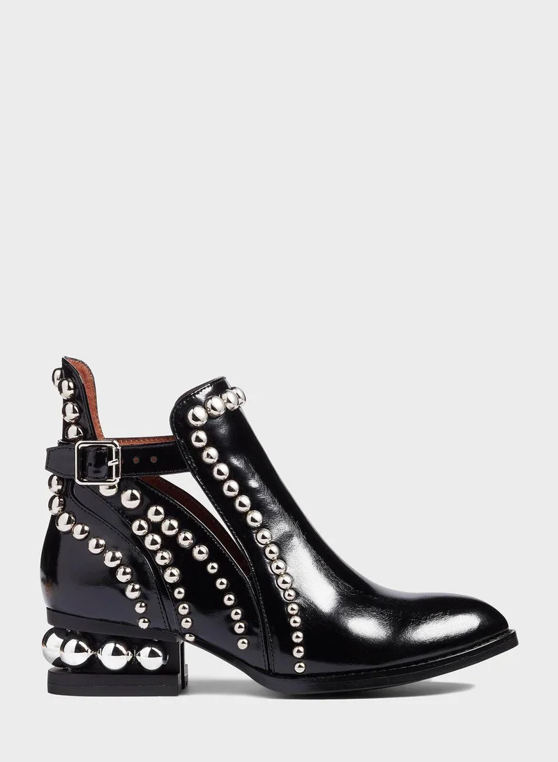 Jeffrey Campbell Rylance Mid Heel Bootie