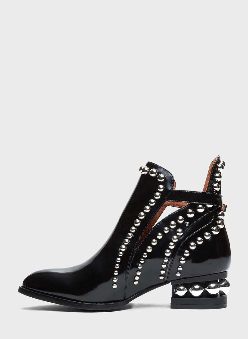 Jeffrey Campbell Rylance Mid Heel Bootie