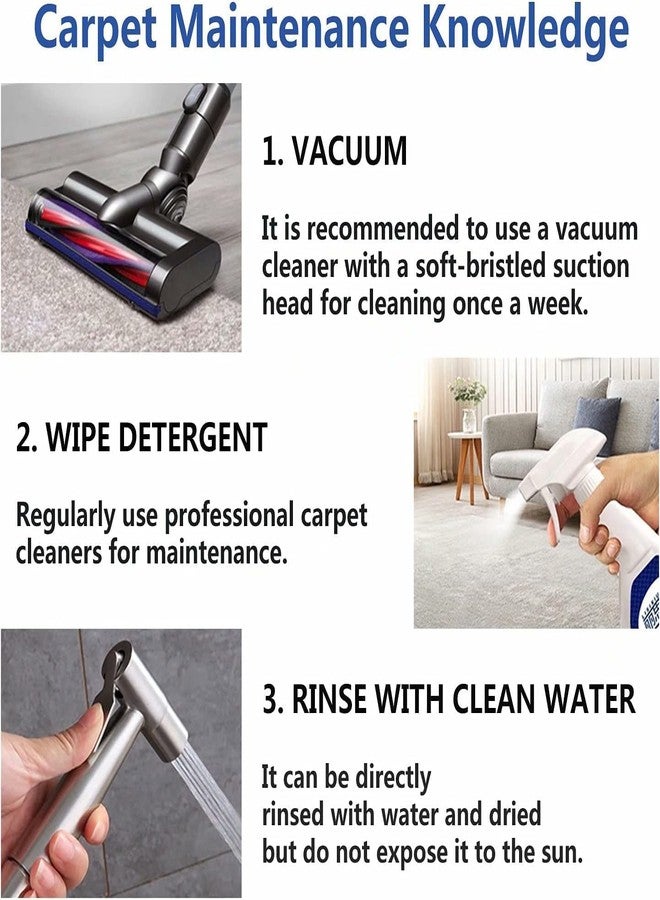 Roslen 2 Pcs Kitchen Mats Set, Rubber Kitchen Mats for Floor Set of 2 Pcs, Standing Desk Mat Floor Mats, Comfort Runner Rug Carpets for Kitchen Floor Sink Laundry & Hallway (118 * 38, 58 * 38 cm) - Image 5