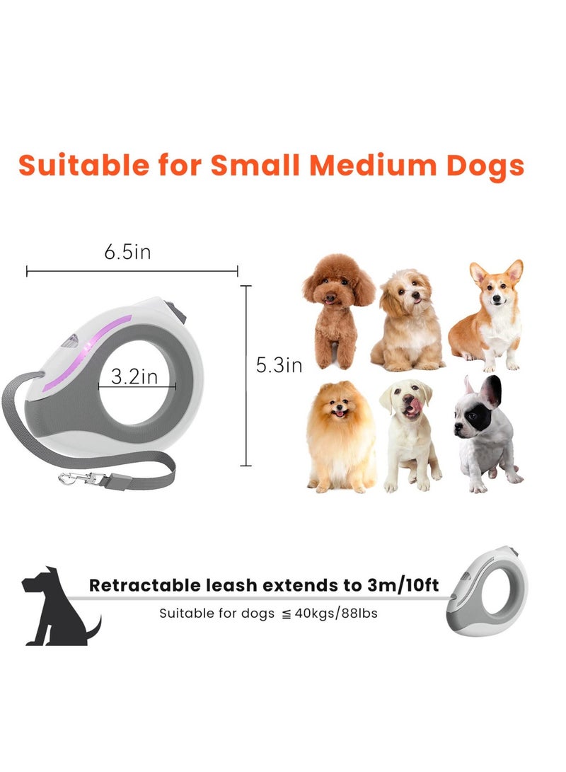 Excefore Retractable Leash 360° Tangle Free Rechargeable LED Light and Wearable Design for Small to Medium Dogs Up to 88lbs - Image 4