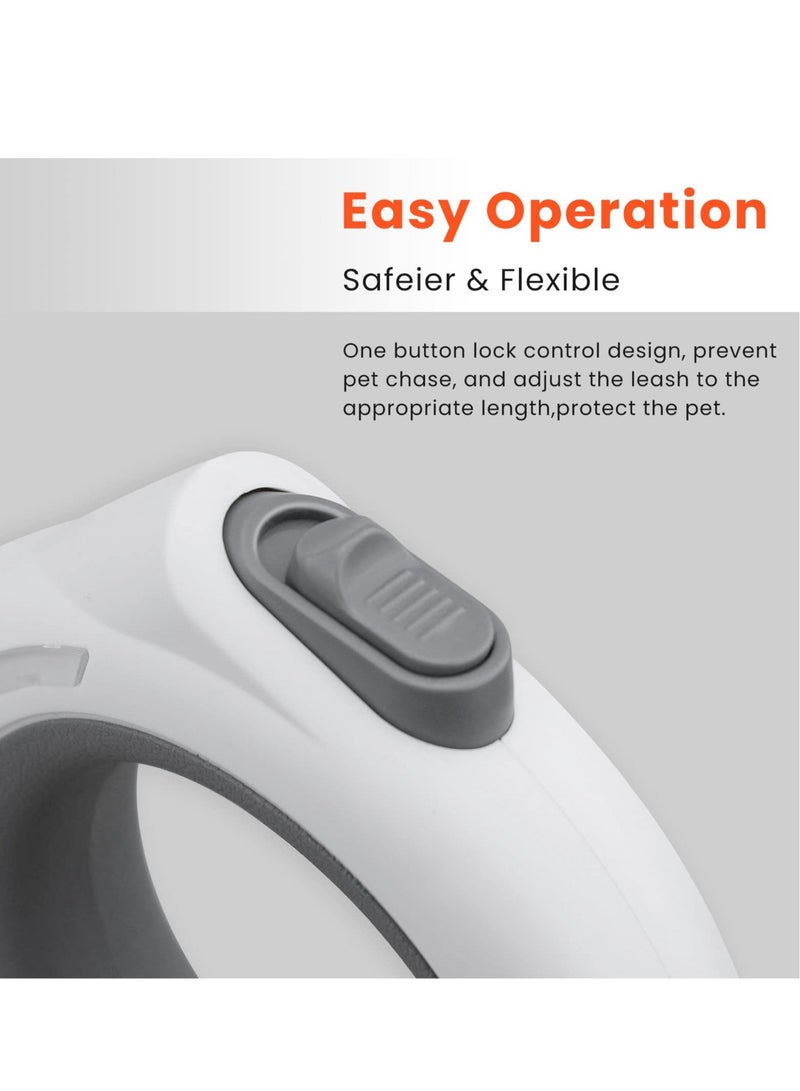 Excefore Retractable Leash 360° Tangle Free Rechargeable LED Light and Wearable Design for Small to Medium Dogs Up to 88lbs - Image 2
