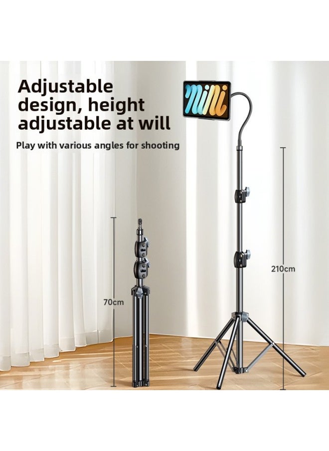 Generic - Landing Live Mobile Phone Bracket Tripod Video Special Lazy Shooting Multifunctional Triangular Support Frame-Color:1.7m Mobile Phone Dedicated With Remote Control - Image 1