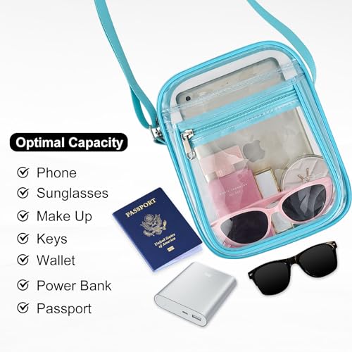USPECLARE Clear Purse for Stadium Events Clear Messenger Bag for Men and Women - Image 4