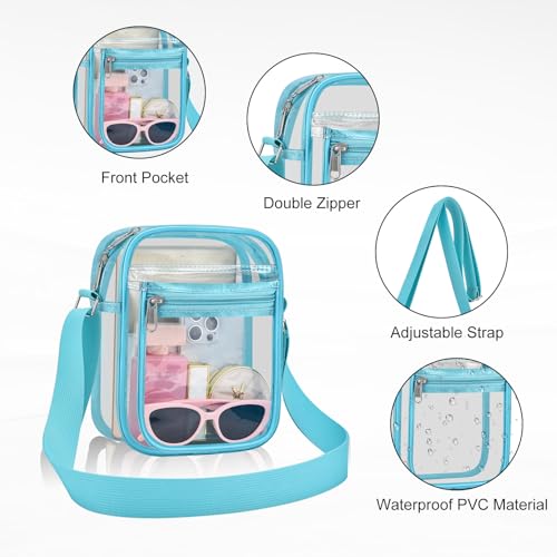 USPECLARE Clear Purse for Stadium Events Clear Messenger Bag for Men and Women - Image 3