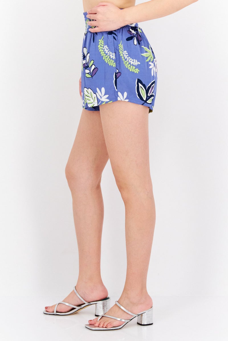 Etam Women Regular Fit Allover Printed Shorts, Multicolor - Image 3