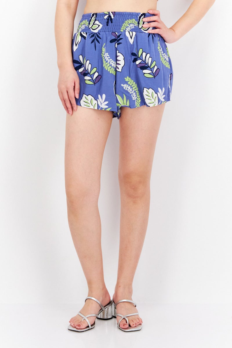 Etam Women Regular Fit Allover Printed Shorts, Multicolor - Image 1