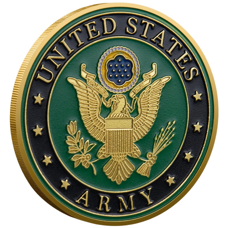 SNKVAUP Army 250th Anniversary Challenge Coin 157 DoubleSided SilverPlated US Army Commemorative Coin 17752025 High Relief Military Collectible for Soldiers Patriots F - Image 3