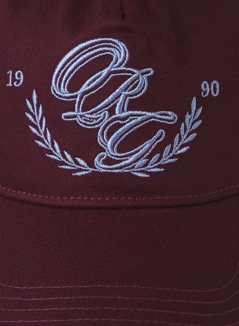 JACK & JONES Chocolate Truffle Graphic Curved Peak Cap for Men | Best Price UAE