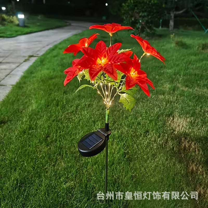 Solar-Powered Outdoor Garden Lights - LED Landscape Decorative Lamp for Patio, Lawn & Yard