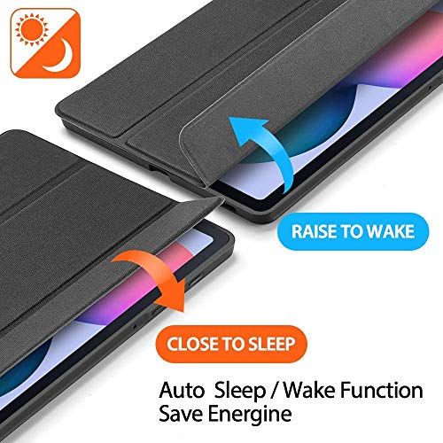 ProElite Smart Flip case Cover for Samsung Galaxy Tab S6 Lite 10.4 Inch 2024 SM-P610/P615 with S Pen Holder (Also Supports S Pen Magnetic Attachment), Black - Image 3