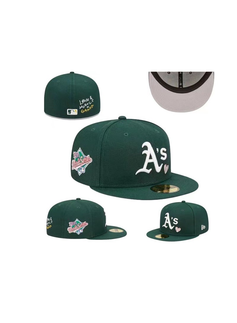 Fashionable Embroidered Baseball Cap With Adjustable Buckle For Reverse Wearing Street Dance For Daily Wear And Outdoor Sports