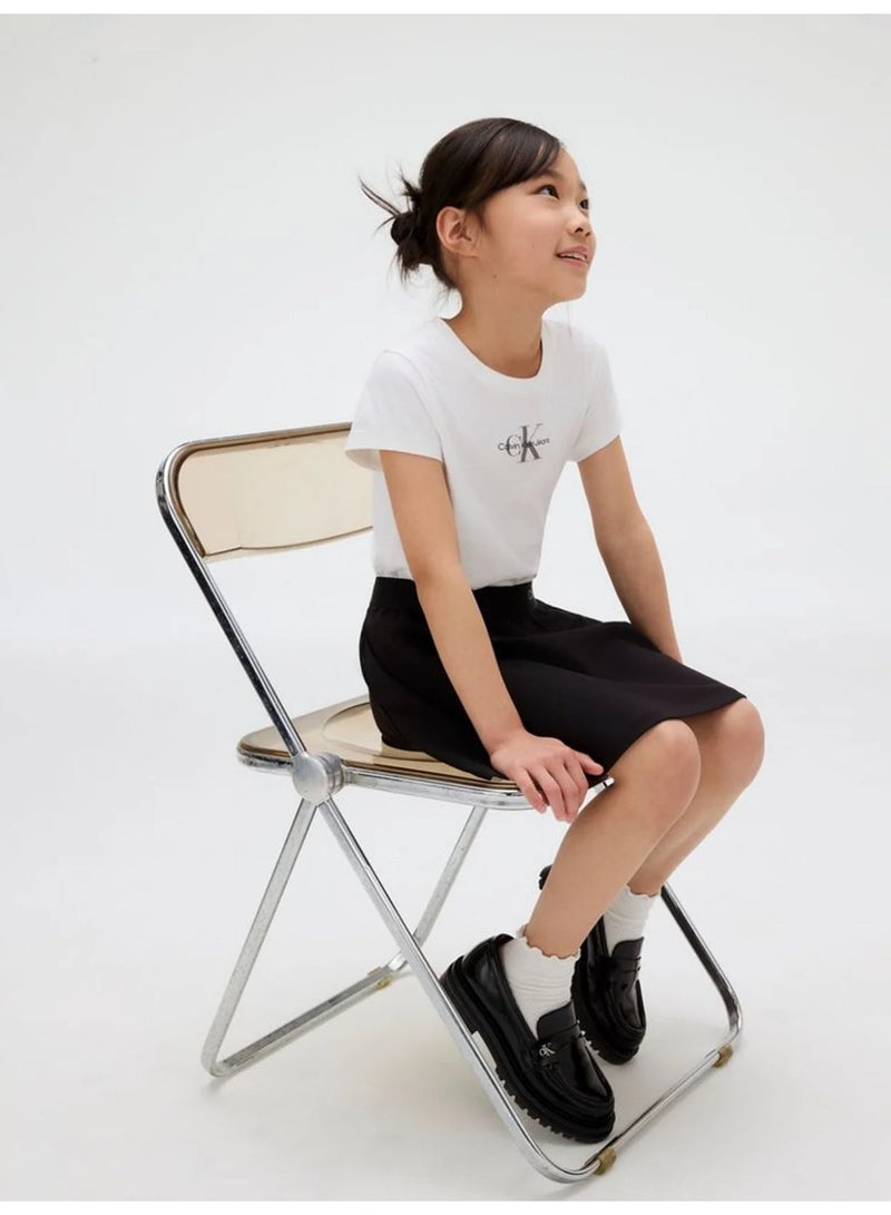 Calvin Klein Jeans Logo Flare Skirt - Image 2