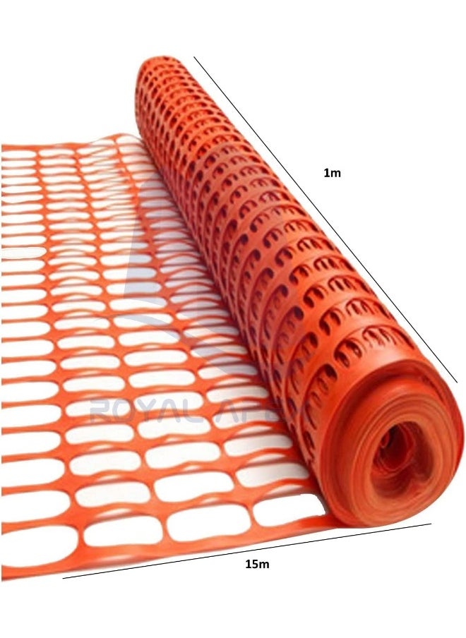 Biella Multipurpose Safety Fence Net-Construction Safety Barrier Netting, Garden Fencing, Fences Wrap for Snow, Patio etc (1m x 15m)  - Image 3