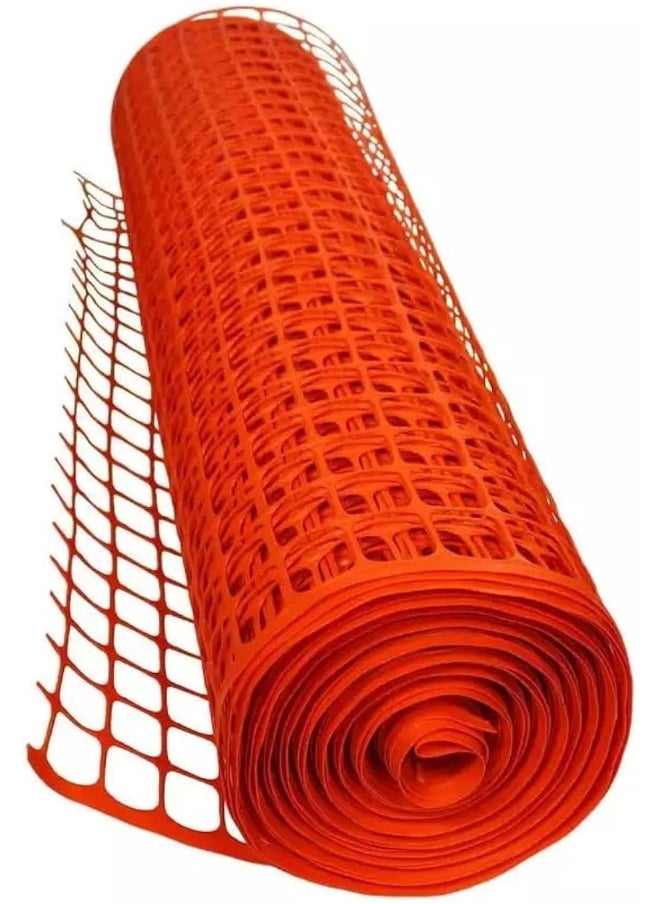 Biella Multipurpose Safety Fence Net-Construction Safety Barrier Netting, Garden Fencing, Fences Wrap for Snow, Patio etc (1m x 15m)  - Image 1
